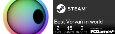 Best Vorvaň in world Steam Signature