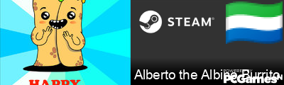 Alberto the Albino Burrito Steam Signature