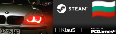 ✨ KlauS ✨ Steam Signature