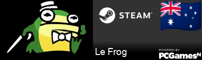 Le Frog Steam Signature