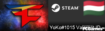YoKo#1015 Valorant ID Steam Signature