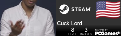 Cuck Lord Steam Signature