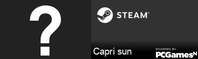Capri sun Steam Signature