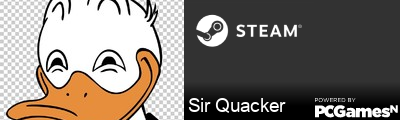 Sir Quacker Steam Signature