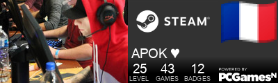 APOK ♥ Steam Signature