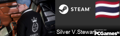 Silver V.Stewart Steam Signature