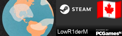 LowR1derM Steam Signature