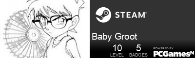 Baby Groot Steam Signature