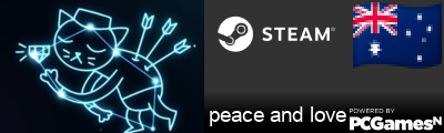 peace and love Steam Signature