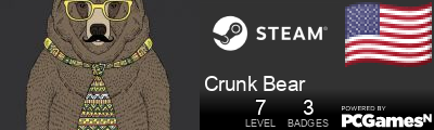 Crunk Bear Steam Signature