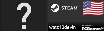 watz13devin Steam Signature