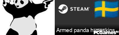 Armed panda hypeskins.com Steam Signature