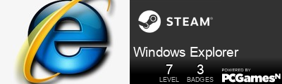 Windows Explorer Steam Signature