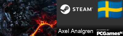 Axel Analgren Steam Signature