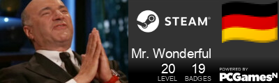 Mr. Wonderful Steam Signature