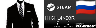 H1GHL4ND3R Steam Signature