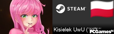 Kisielek UwU (˘ω˘) Steam Signature