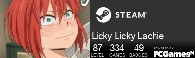 Licky Licky Lachie Steam Signature