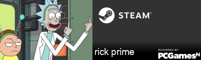 rick prime Steam Signature