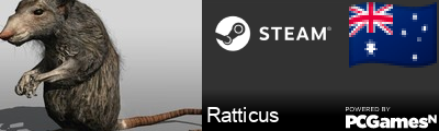 Ratticus Steam Signature