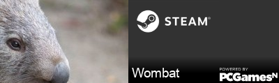 Wombat Steam Signature