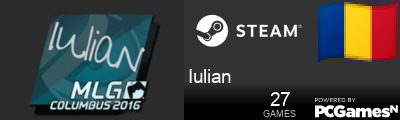 Iulian Steam Signature