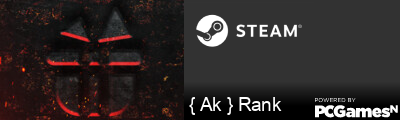{ Ak } Rank Steam Signature