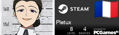 Pletux Steam Signature