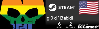 g 0 d ' Babidi Steam Signature