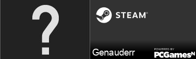 Genauderr Steam Signature