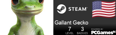 Gallant Gecko Steam Signature