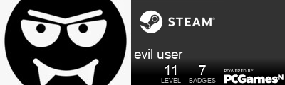 evil user Steam Signature