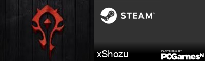 xShozu Steam Signature