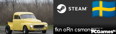 fkn oRn csmoney Steam Signature