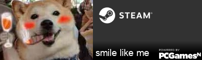 smile like me Steam Signature