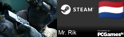 Mr. Rik Steam Signature
