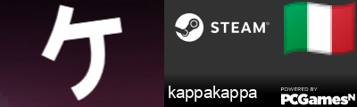 kappakappa Steam Signature