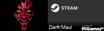 Darth'Maul Steam Signature