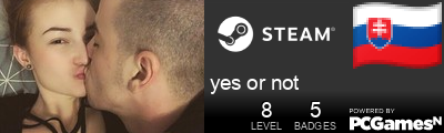 yes or not Steam Signature