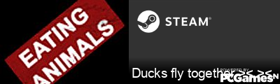 Ducks fly together >< >< Steam Signature