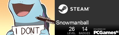 Snowmanball Steam Signature