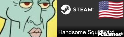 Handsome Squidward Steam Signature
