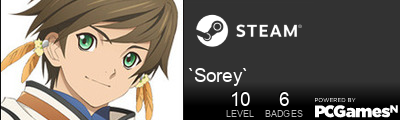 `Sorey` Steam Signature