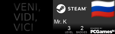 Mr. K Steam Signature
