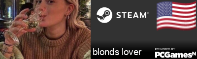 blonds lover Steam Signature