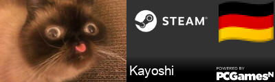 Kayoshi Steam Signature