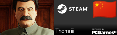 Thomriii Steam Signature