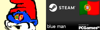 blue man Steam Signature