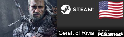 Geralt of Rivia Steam Signature