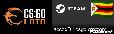 accoxD | csgoloto.com Steam Signature